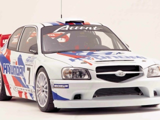 Обои Hyundai Accent WRC 320x240