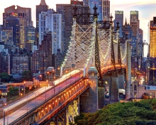 Queensboro Bridge wallpaper 220x176