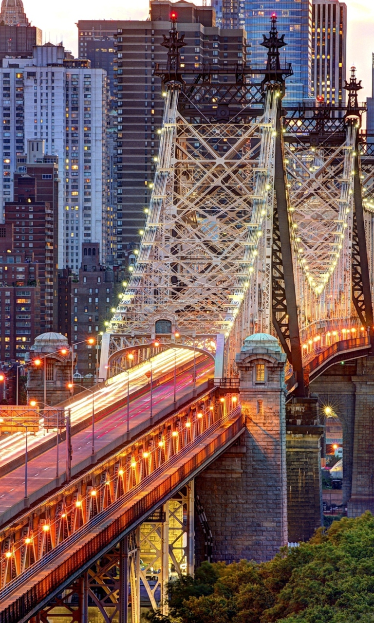 Обои Queensboro Bridge 768x1280