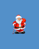 Fondo de pantalla Santa Claus 128x160