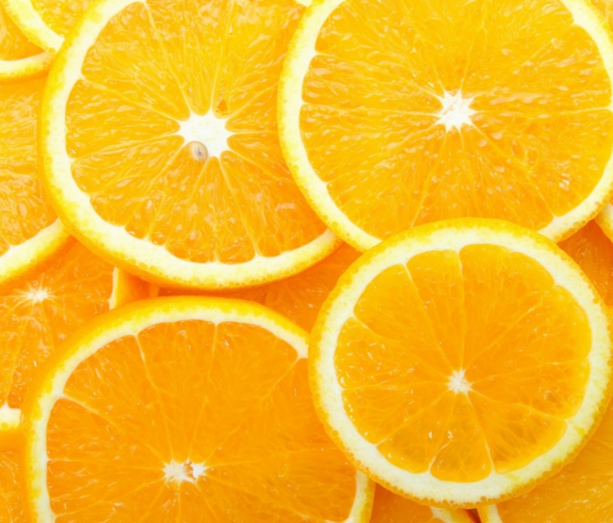 Orange Slices wallpaper 1200x1024