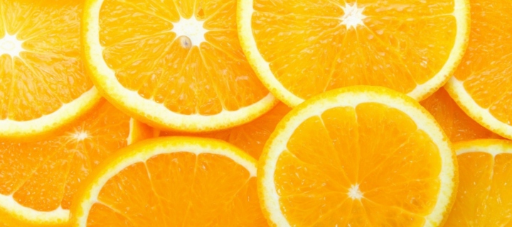 Das Orange Slices Wallpaper 720x320