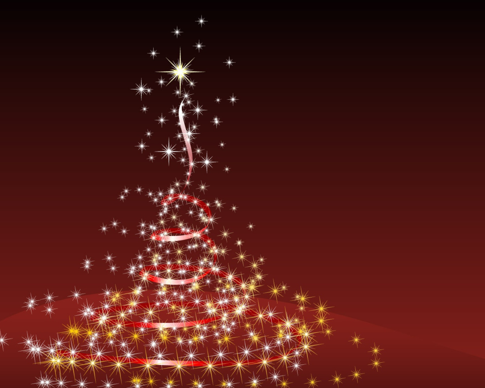 Das Merry Christmas Lights Wallpaper 1600x1280