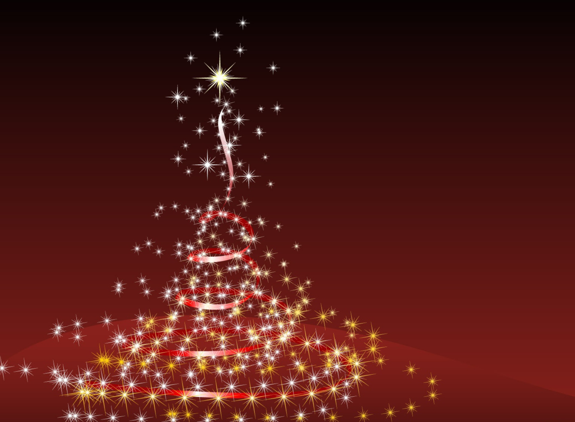 Das Merry Christmas Lights Wallpaper 1920x1408