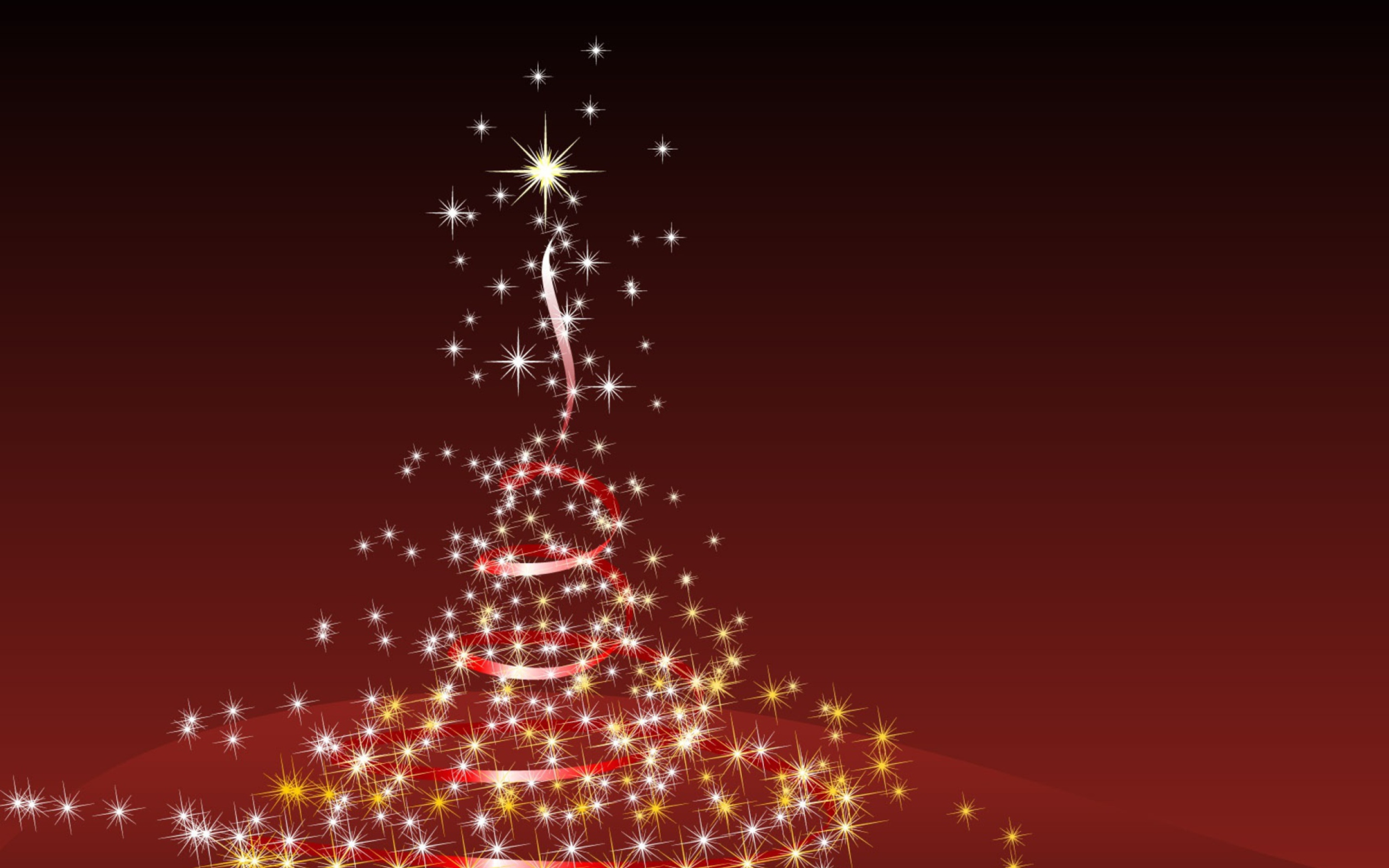 Merry Christmas Lights wallpaper 2560x1600