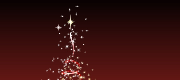 Обои Merry Christmas Lights 720x320