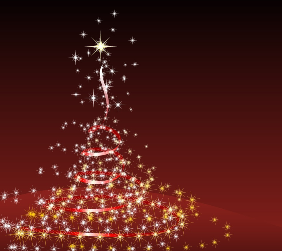 Das Merry Christmas Lights Wallpaper 960x854