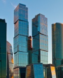 Fondo de pantalla Moscow City 128x160