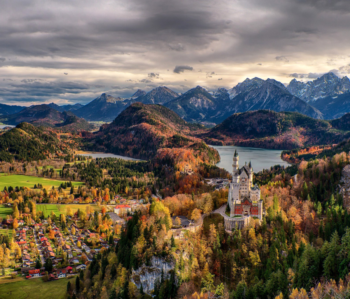 Screenshot №1 pro téma Neuschwanstein Castle Panorama 1200x1024