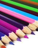 Colored Crayons wallpaper 128x160
