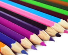 Colored Crayons wallpaper 220x176