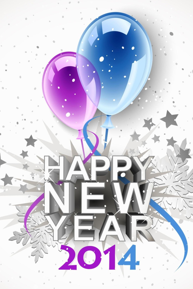 Sfondi Happy New Year 2014 640x960