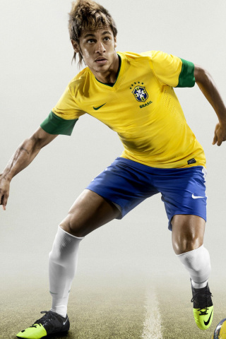 Das Neymar da Silva Santos Wallpaper 320x480