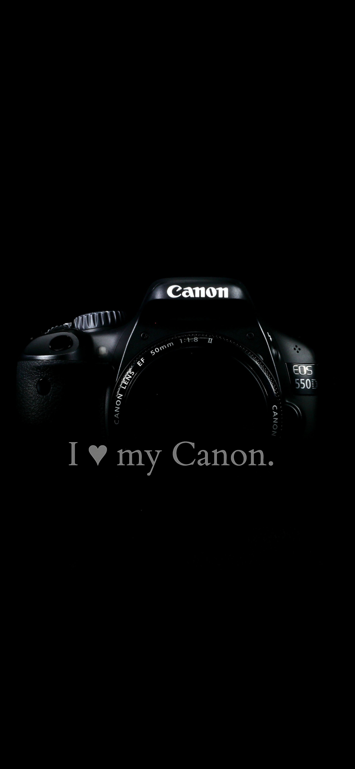 I Love My Canon wallpaper 1170x2532