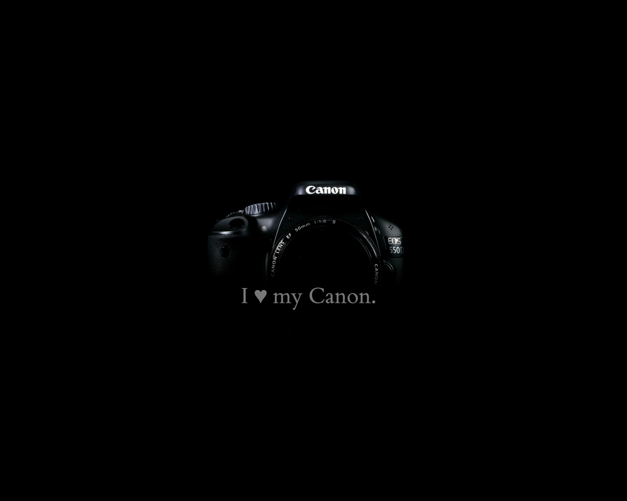 Das I Love My Canon Wallpaper 1280x1024