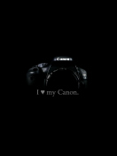 Sfondi I Love My Canon 132x176