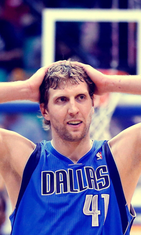 Dirk Nowitzki - Dallas Mavericks 41 wallpaper 480x800