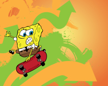 Screenshot №1 pro téma Spongebob Skater 220x176