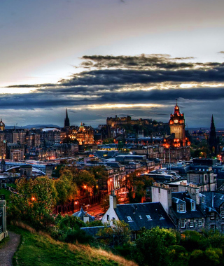 Edinburgh Lights - Fondos de pantalla gratis para 320x480