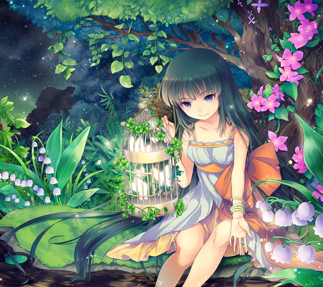 Screenshot №1 pro téma Flower Girl 1080x960