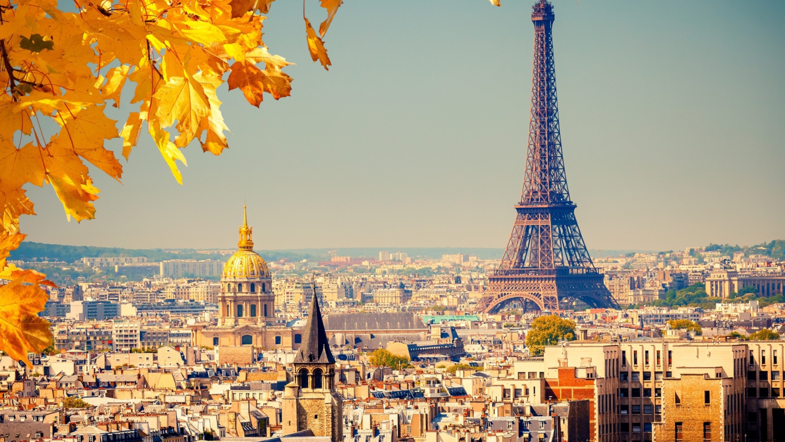 Screenshot №1 pro téma Paris In Autumn 1600x900