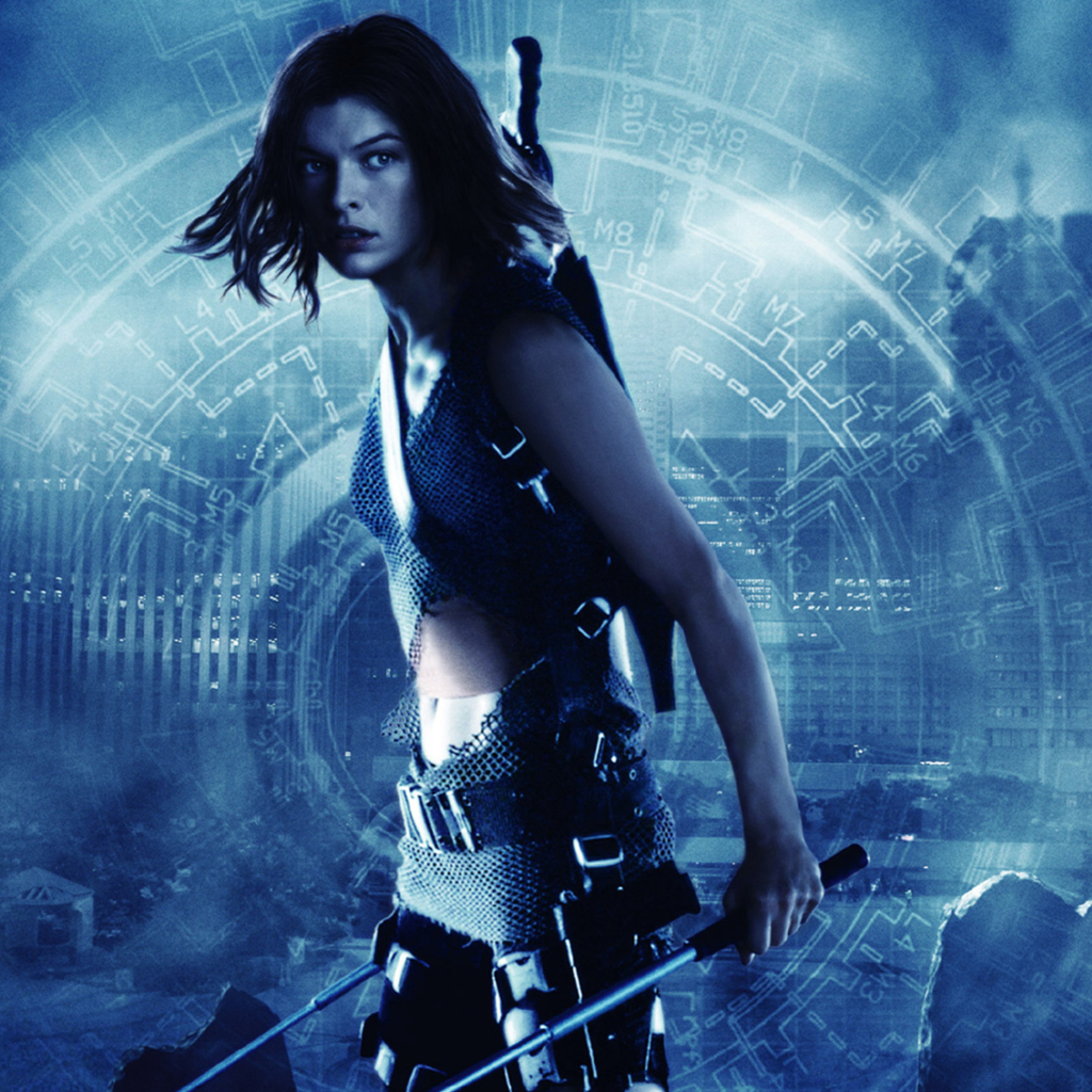 Обои Resident Evil, Milla Jovovich 1024x1024