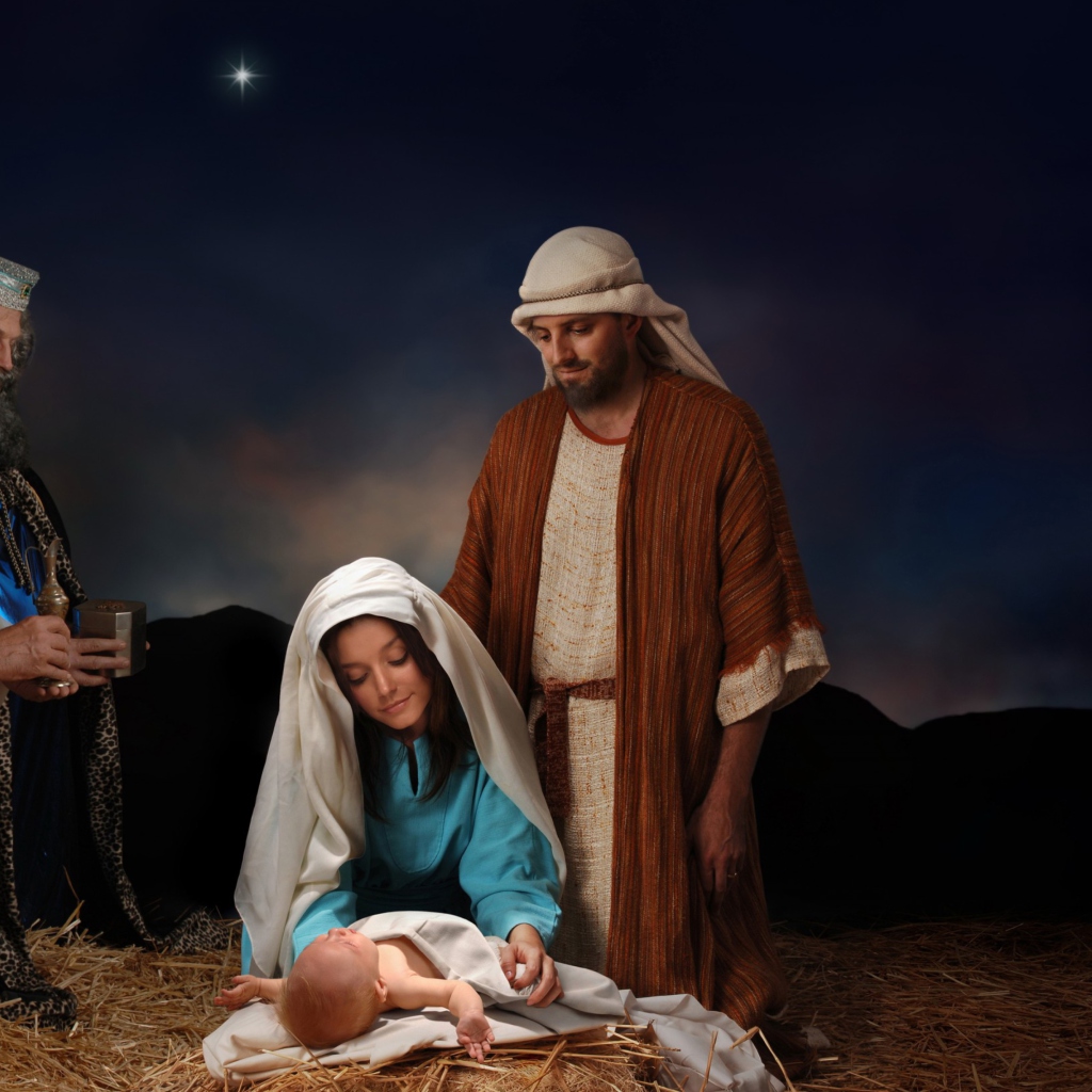 Das The Birth Of Christ Wallpaper 1024x1024