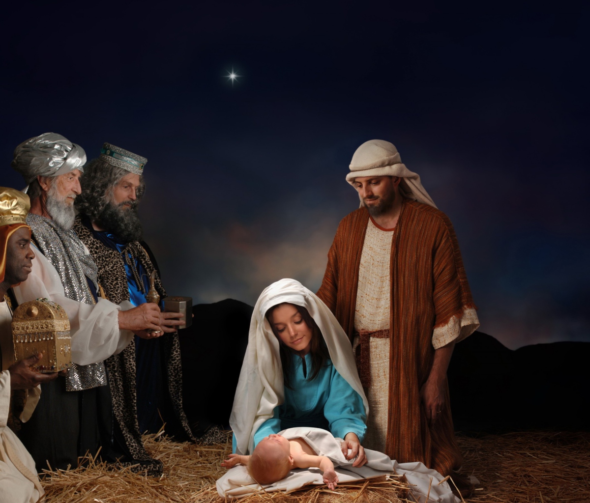 Fondo de pantalla The Birth Of Christ 1200x1024