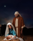 Das The Birth Of Christ Wallpaper 128x160
