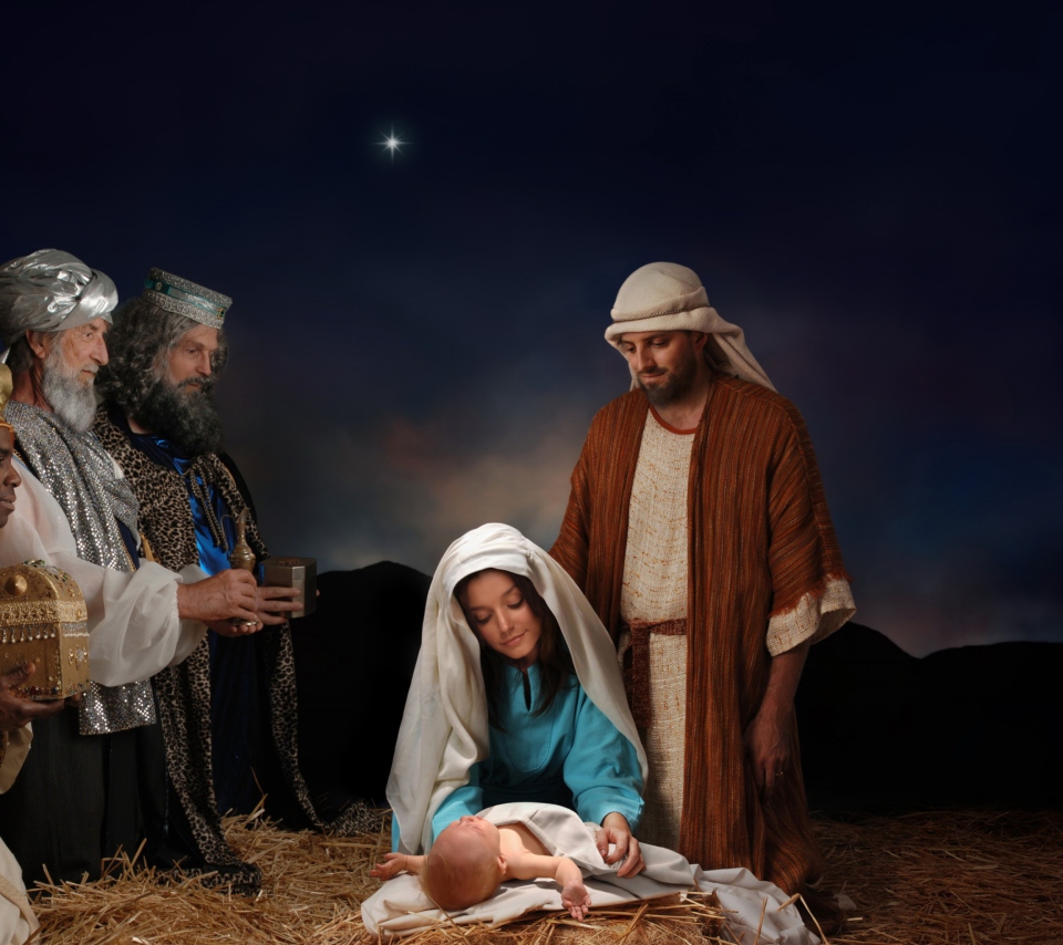 Das The Birth Of Christ Wallpaper 960x854