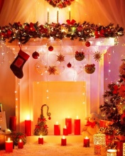 Home christmas decorations 2021 wallpaper 176x220