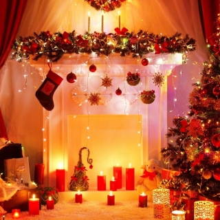 Home christmas decorations 2021 - Obrázkek zdarma pro 208x208
