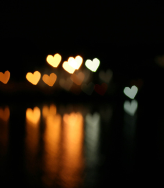 Heart Bokeh Picture for 240x320