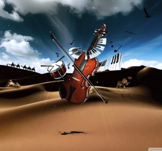 Music And Violin - Fondos de pantalla gratis para iPad Air