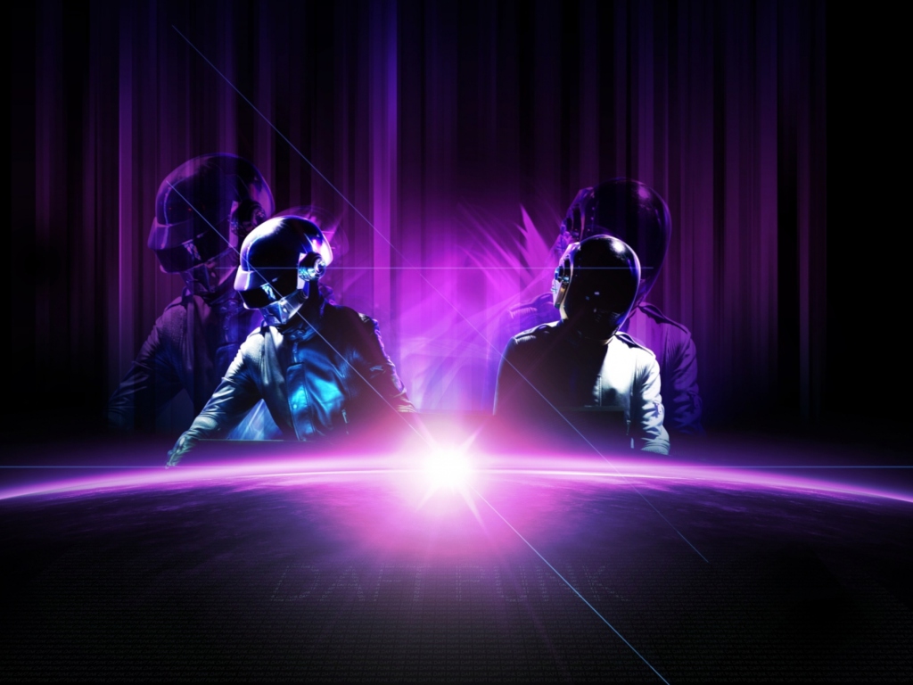 Screenshot №1 pro téma The Radiance of Daft Punk 1024x768