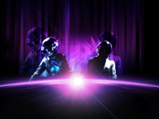 Screenshot №1 pro téma The Radiance of Daft Punk 320x240