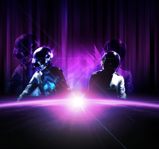 The Radiance of Daft Punk Background for 1024x1024