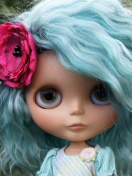 Sfondi Doll With Blue Hair 132x176