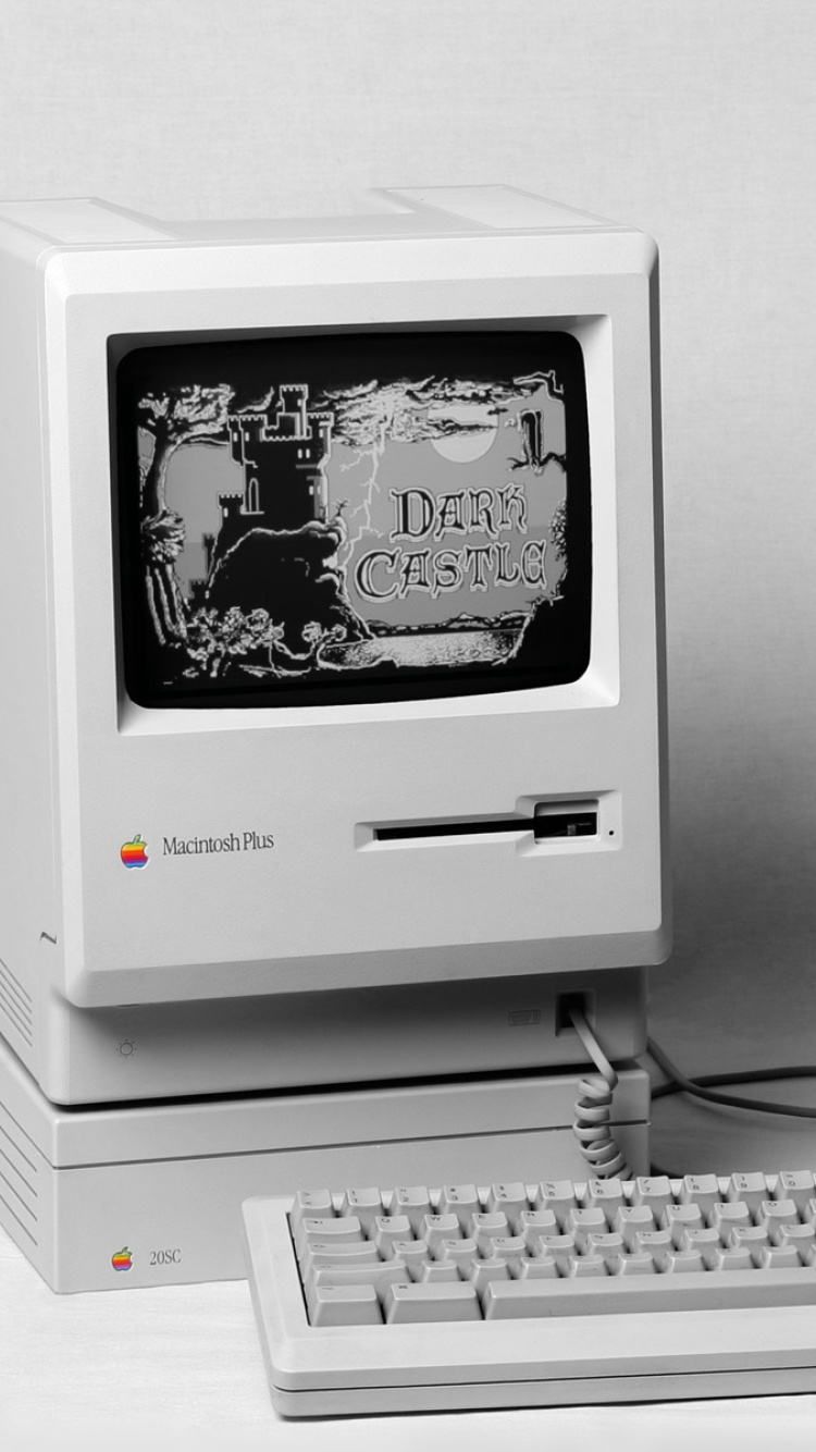 Обои Macintosh Plus 750x1334