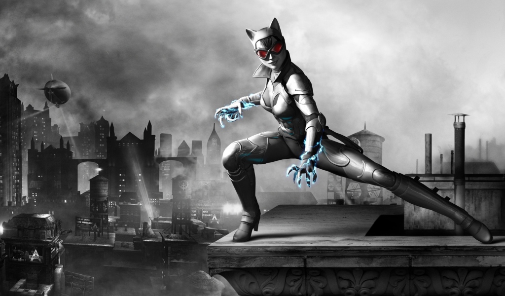Sfondi Batman - Arkham City Armored Edition, Catwoman 1024x600