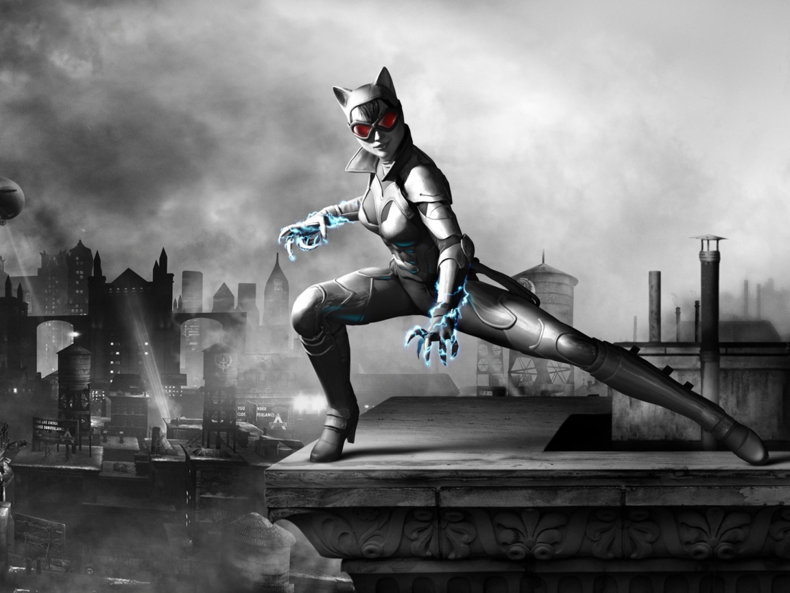 Fondo de pantalla Batman - Arkham City Armored Edition, Catwoman 1152x864