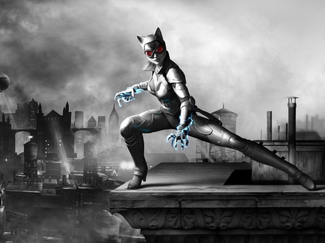 Sfondi Batman - Arkham City Armored Edition, Catwoman 640x480