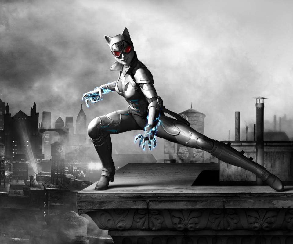 Fondo de pantalla Batman - Arkham City Armored Edition, Catwoman 960x800