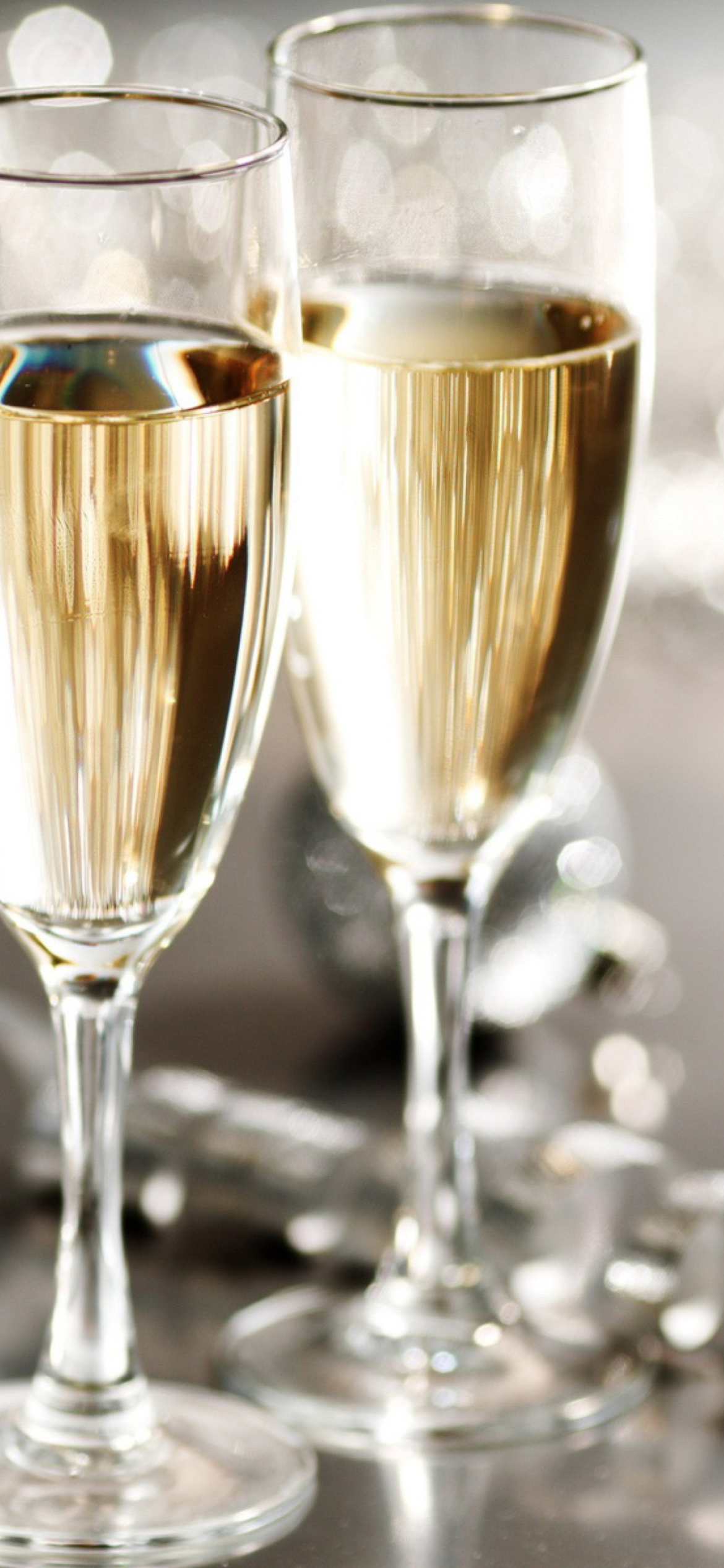Sfondi New Years Eve Champagne 1170x2532