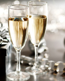 Das New Years Eve Champagne Wallpaper 128x160