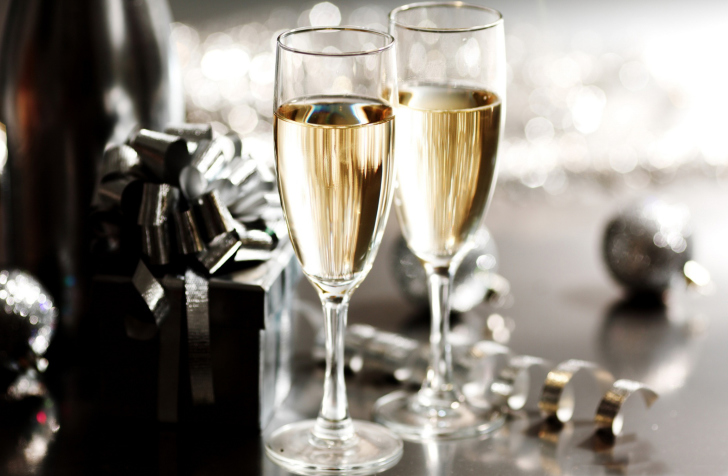 Fondo de pantalla New Years Eve Champagne