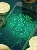 Das Bitcoin Mining Wallpaper 132x176