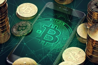 Kostenloses Bitcoin Mining Wallpaper für Android, iPhone und iPad