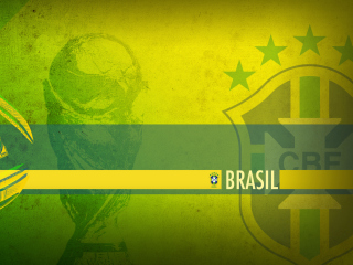 Das Brazil Football Wallpaper 320x240