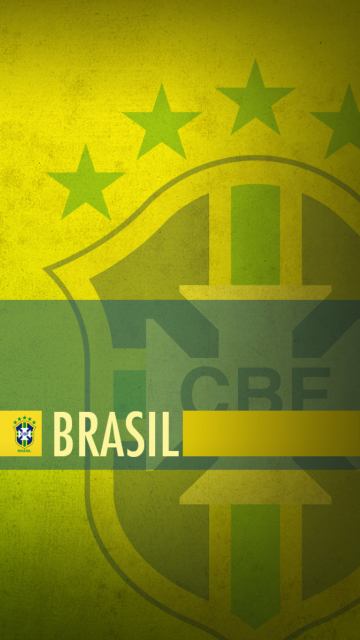 Das Brazil Football Wallpaper 360x640